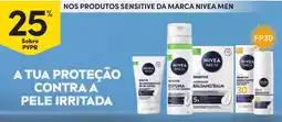 Continente Nos produtos sensitive da marca nivea men promoção