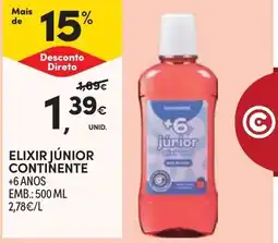 Continente elixir júnior continente promoção