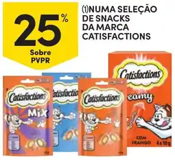 Continente Numa seleção de snacks da marca catisfactions promoção