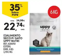 Continente Alimento seco p/ gato uppy nutri promoção