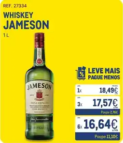 Makro Whiskey jameson promoção