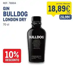 Makro gin bulldog london dry promoção