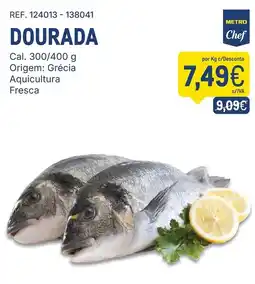 Makro Dourada metro chef promoção
