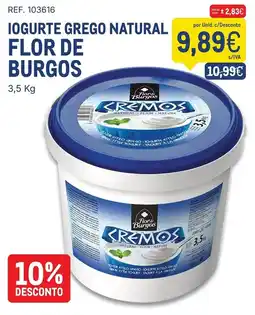 Makro Iogurte grego natural flor de burgos cremos promoção