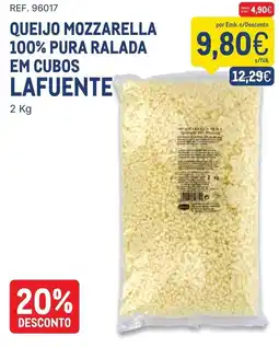 Makro queijo mozzarella lafuente promoção