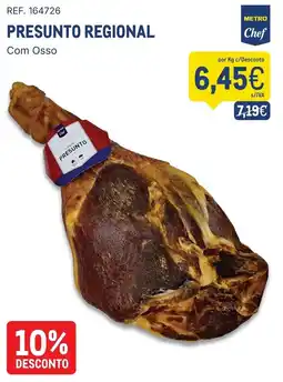 Makro Presunto regional metro chef promoção