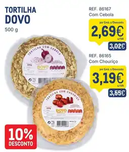 Makro Tortilha dovo com cebola promoção