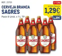 Makro Cerveja branca sagres promoção