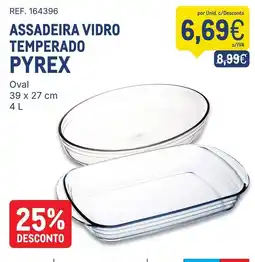 Makro Assadeira vidro temperado pyrex promoção