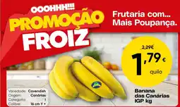 Froiz Banana das Canárias promoção