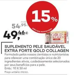 Well's Suplemento pele saudável extra forte gold collagen promoção