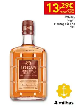 Recheio Whisky Logan Heritage Blend promoção