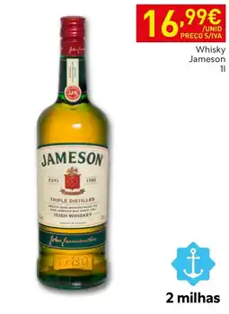 Recheio Whisky Jameson promoção