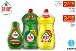Recheio Detergente p/Loiça Fairy Ultra promoção