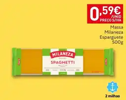 Recheio Milaneza spaghetti promoção