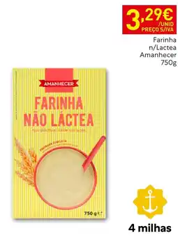 Recheio Farinha não láctea amanhecer promoção