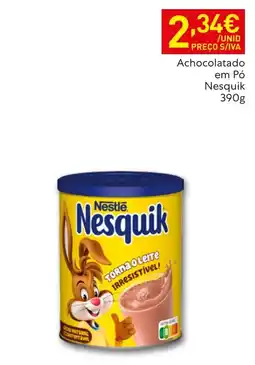 Recheio Achocolatado em Pó Nesquik promoção