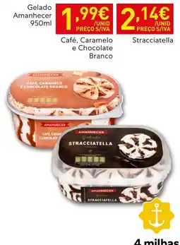 Recheio Gelado Amanhecer Café, Caramelo e Chocolate Branco promoção