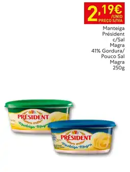 Recheio Manteiga President c/Sal Magra promoção