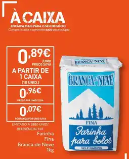 Recheio Farinha Fina Branca de Neve promoção