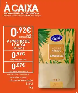 Recheio Açúcar Amarelo Sidul promoção