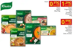 Recheio Knorr Sopa Cogumelos Tomate e Mozarella promoção
