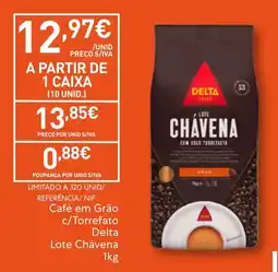 Recheio Café em Grão c/Torrefato Delta Lote Chávena promoção