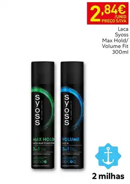 Recheio Laca Syoss Max Hold/Volume Fit promoção