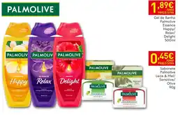 Recheio Palmolive gel de banho essence happy/relax/delight promoção