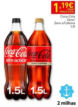 Recheio Coca-Cola zero açúcar promoção