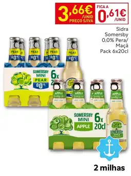 Recheio Sidra Somersby 0,0% Pera/Maçã promoção