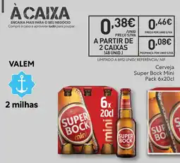 Recheio Super Bock mini promoção