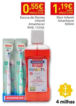 Recheio Escova de dentes infantil amanhecer promoção