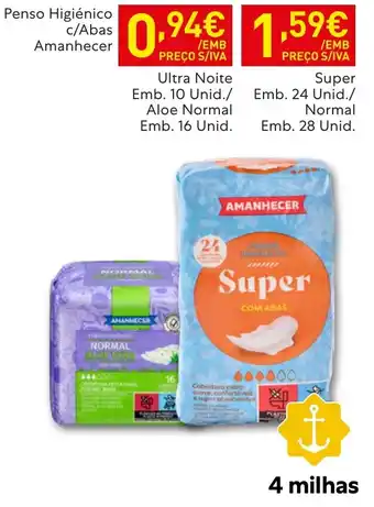 Recheio Penso Higiénico c/Abas Amanhecer promoção