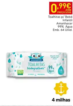 Recheio Toalhitas p/ Bebé Infantil Amanhecer promoção