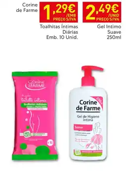 Recheio Corine de Farme Toalhitas íntimas promoção