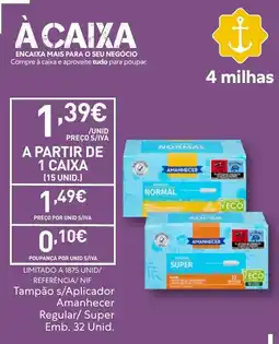 Recheio Tampão s/Aplicador Amanhecer promoção