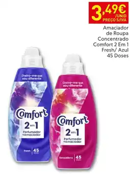 Recheio Comfort 2 em 1 Perfumador + Amaciador promoção