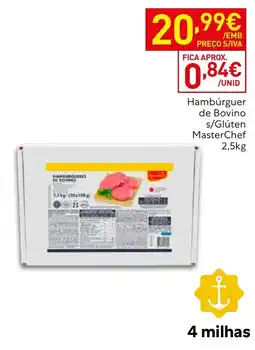 Recheio Hambúrger de Bovino s/Glúten MasterChef promoção
