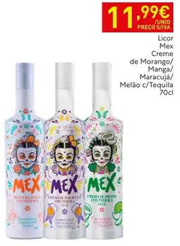 Recheio Licor Mex Creme de Morango/ Manga/ Maracujá/ Melão c/Tequila promoção