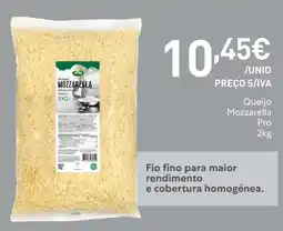 Recheio Queijo Mozzarella Pro promoção