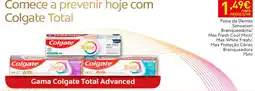 Recheio Gama Colgate Total Advanced promoção