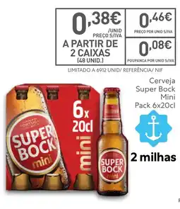Recheio Cerveja Super Bock Mini promoção