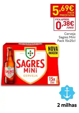 Recheio Sagres Mini promoção