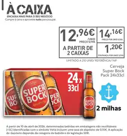 Recheio Cerveja Super Bock promoção