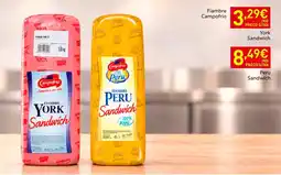 Recheio Fiambre york sandwich promoção