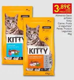 Recheio Kitty Alimento Seco p/Gato promoção