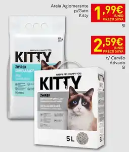 Recheio Areia aglomerante p/gato kitty promoção