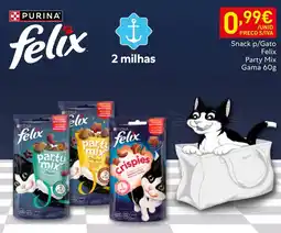 Recheio Snack p/Gato Felix Party Mix promoção