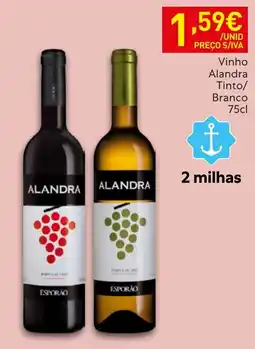 Recheio Vinho Alandra Tinto/ Branco promoção